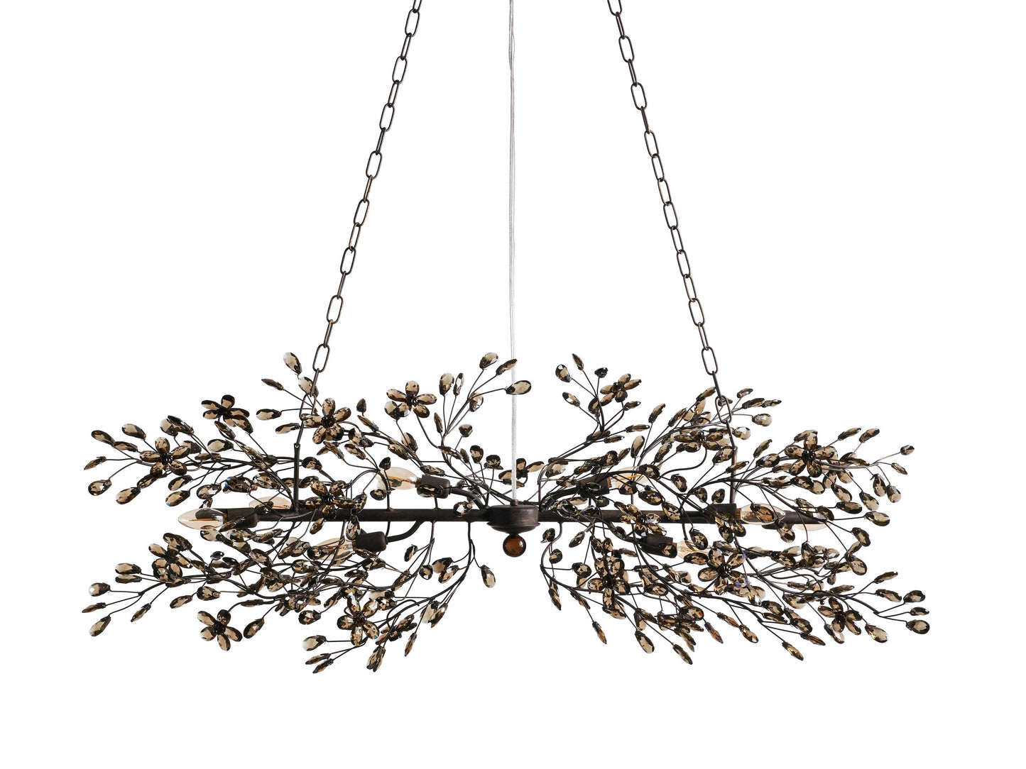 Fiore Sculpted Petals Linear Chandelier