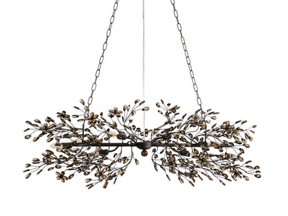 Fiore Sculpted Petals Linear Chandelier