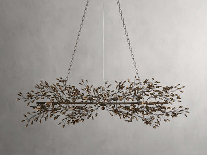 Fiore Sculpted Petals Linear Chandelier