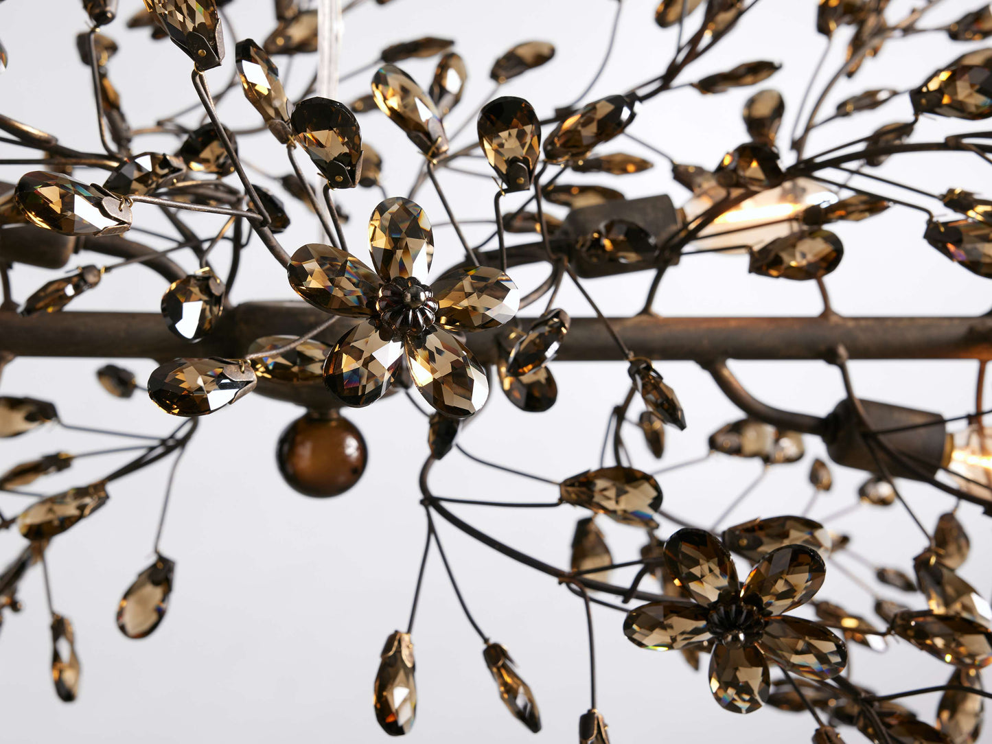 Fiore Sculpted Petals Linear Chandelier