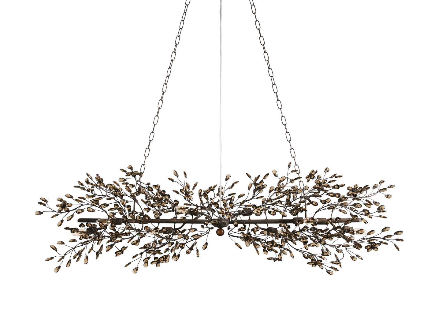 Fiore Sculpted Petals Linear Chandelier