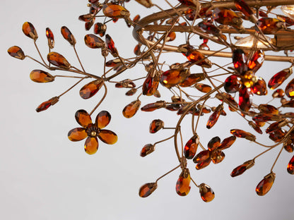 Fiore Sculpted Petals Oval Chandelier