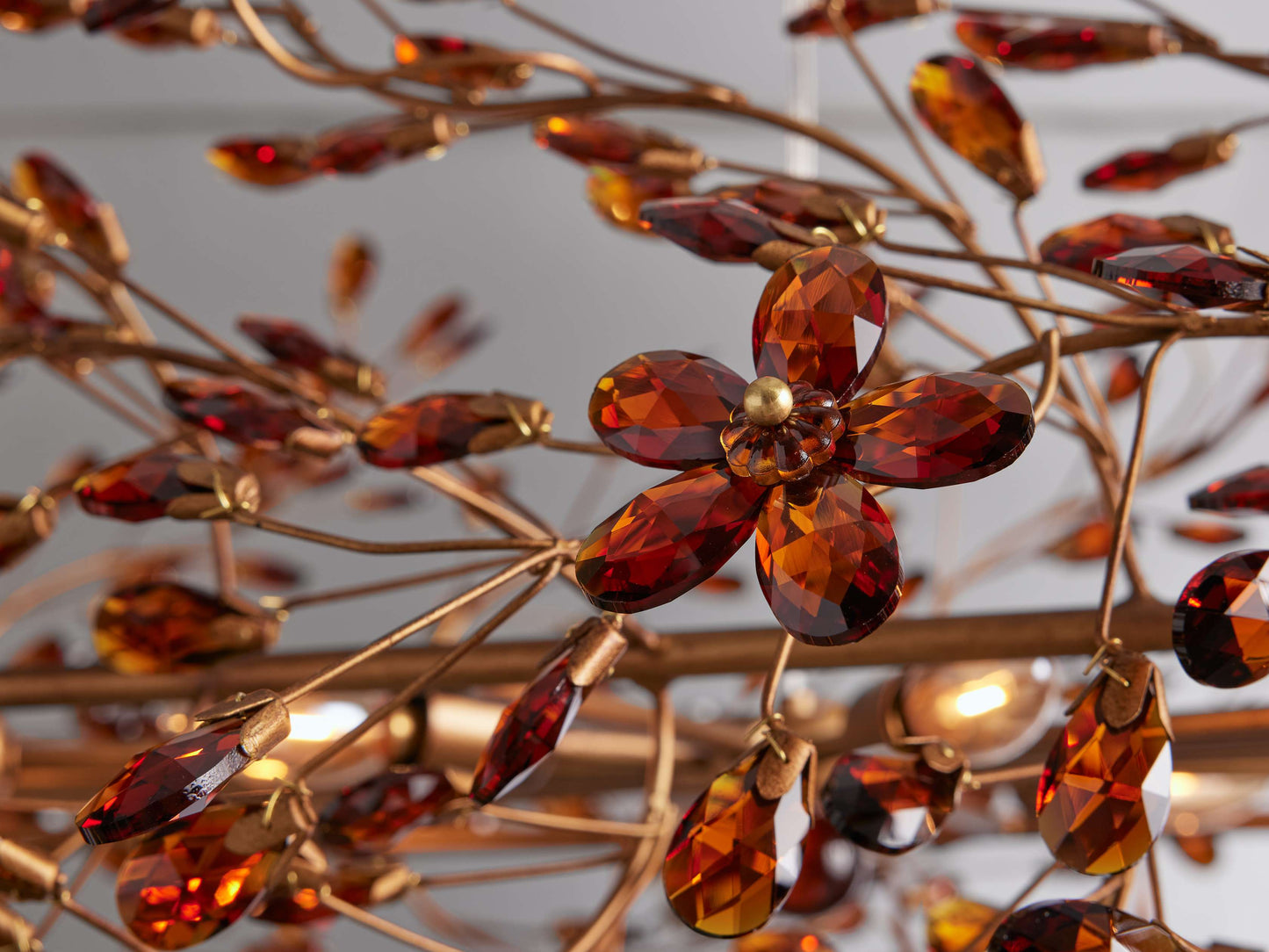 Fiore Sculpted Petals Oval Chandelier
