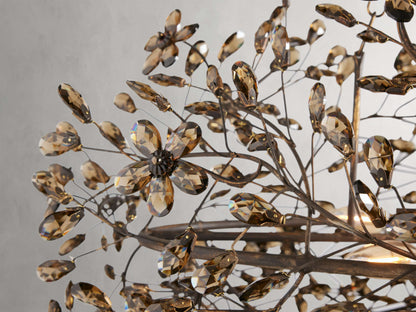 Fiore Sculpted Petals Oval Chandelier