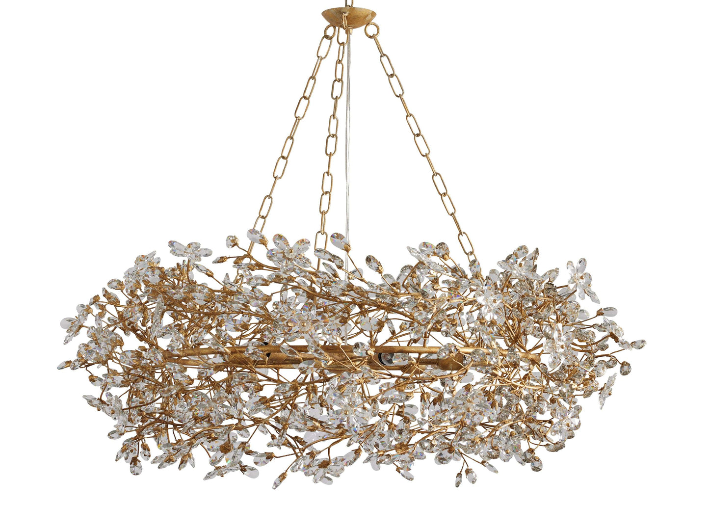 Fiore Sculpted Petals Crown Chandelier