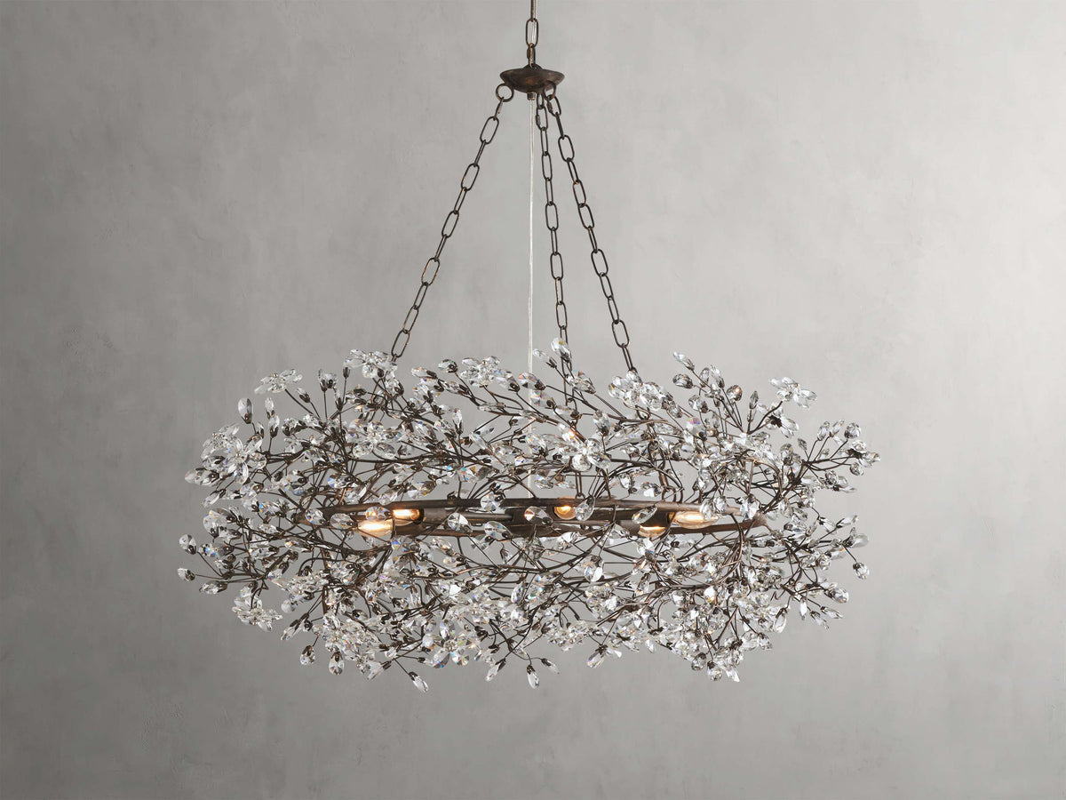 Fiore Delicate Flower Crown Chandelier