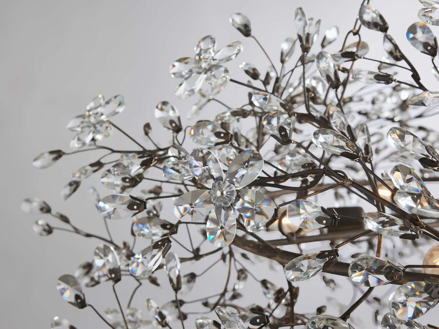 Fiore Sculpted Petals Crown Chandelier
