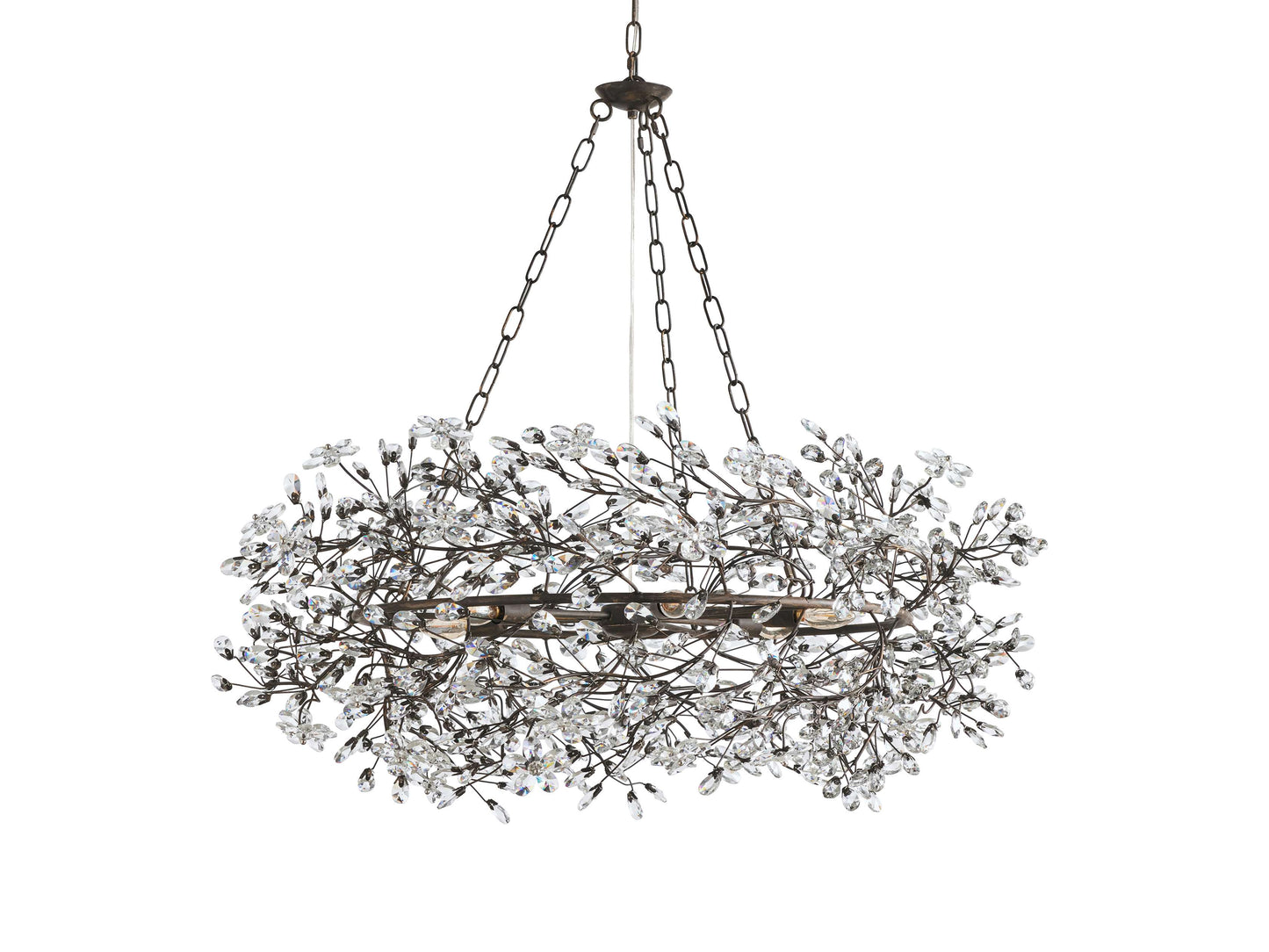 Fiore Sculpted Petals Crown Chandelier