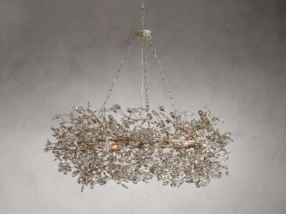 Fiore Sculpted Petals Crown Chandelier