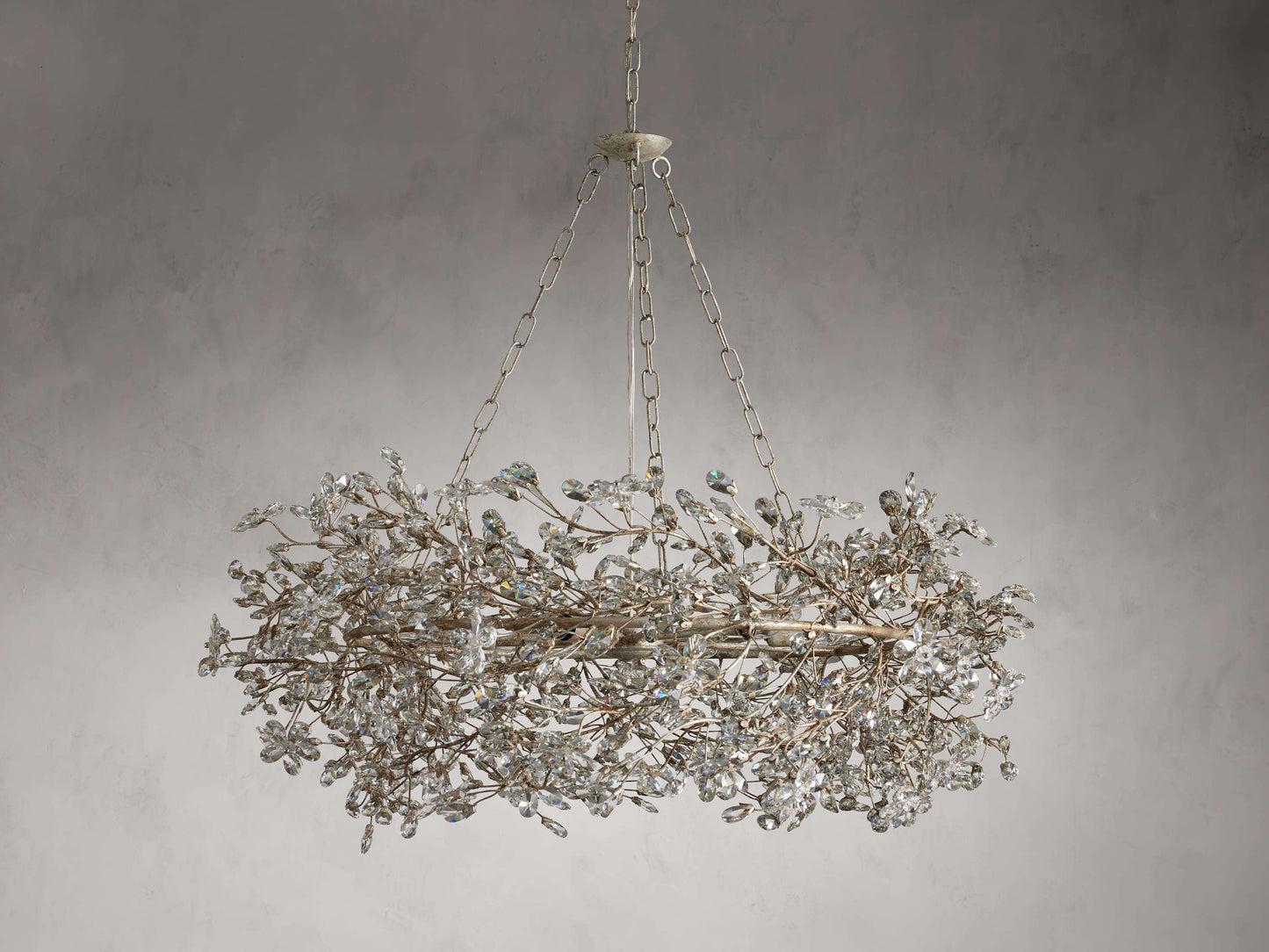Fiore Sculpted Petals Crown Chandelier