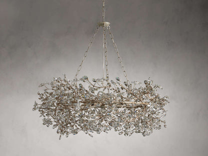Fiore Delicate Flower Crown Chandelier