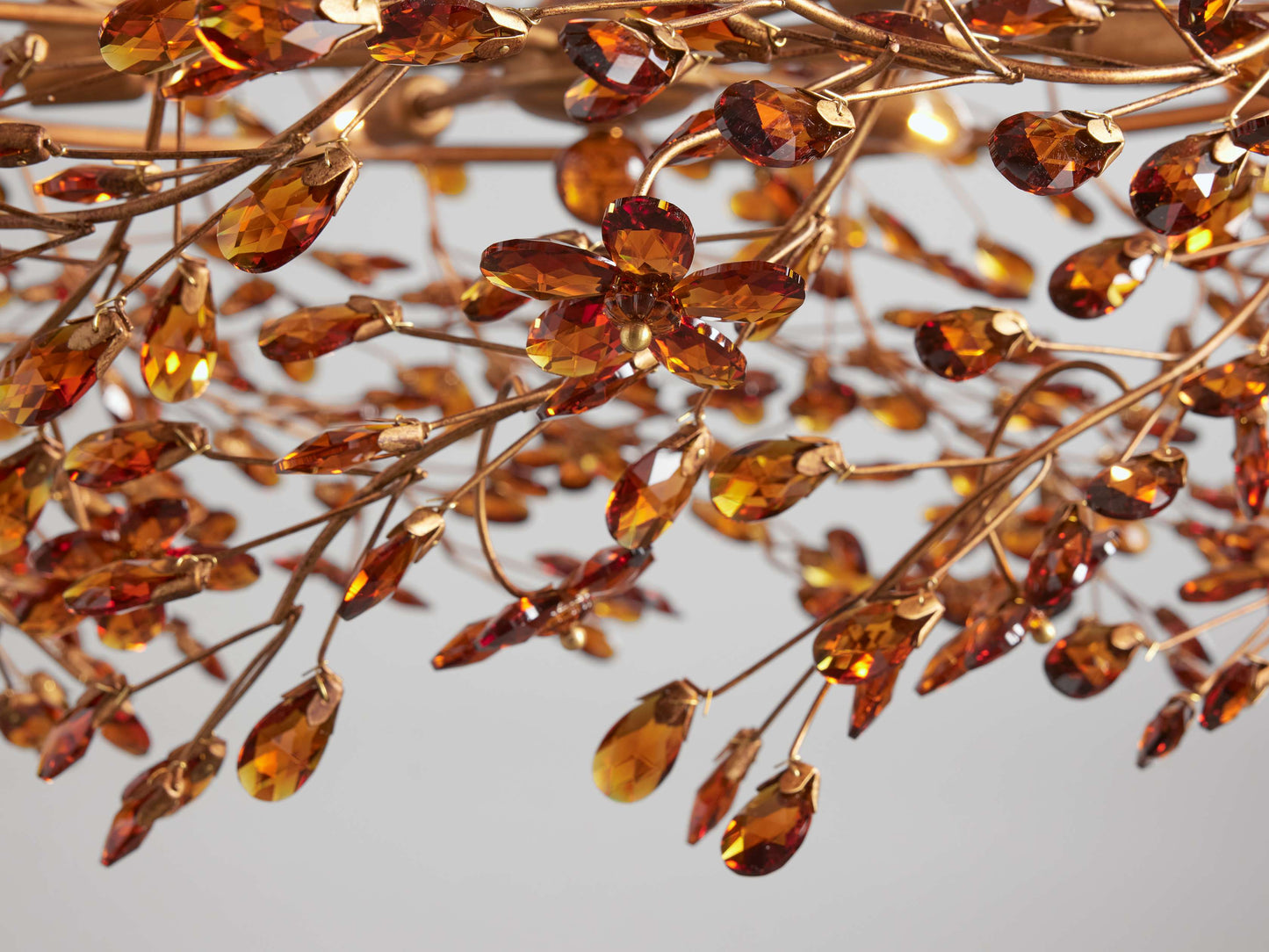 Fiore Sculpted Petals Crown Chandelier
