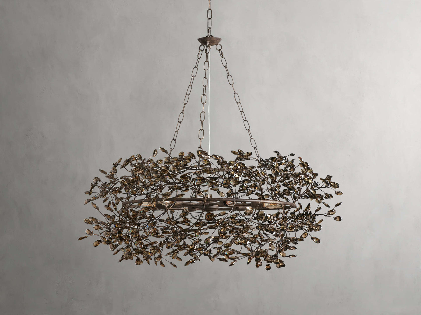 Fiore Sculpted Petals Crown Chandelier