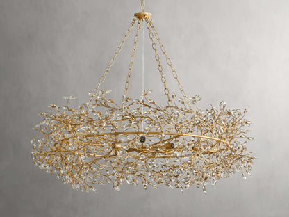Fiore Delicate Flower Crown Chandelier