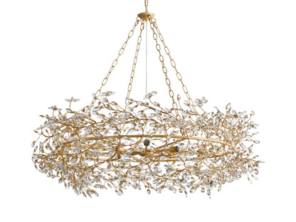 Fiore Sculpted Petals Crown Chandelier
