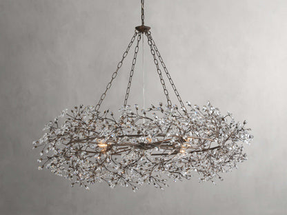 Fiore Delicate Flower Crown Chandelier