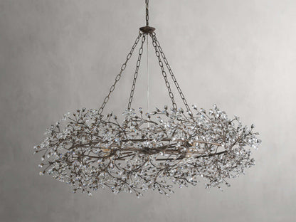 Fiore Sculpted Petals Crown Chandelier