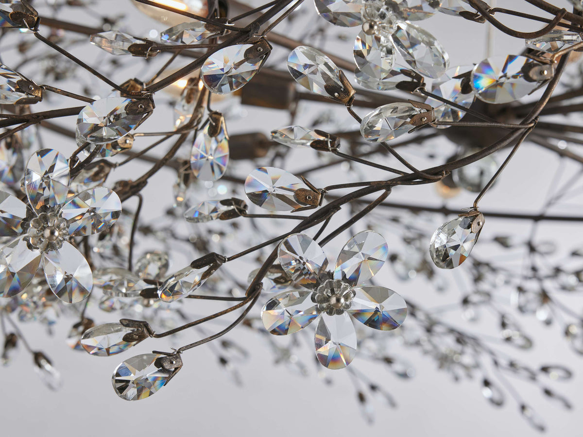 Fiore Sculpted Petals Crown Chandelier