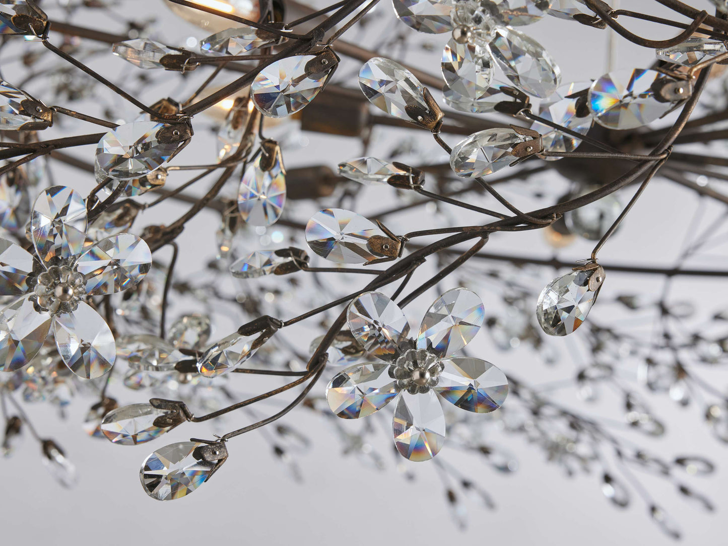 Fiore Sculpted Petals Crown Chandelier