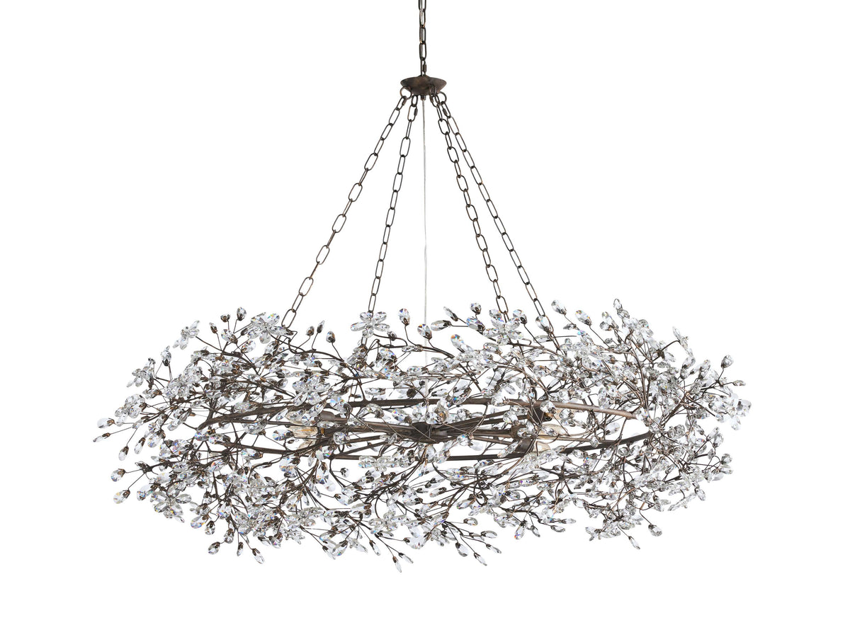 Fiore Sculpted Petals Crown Chandelier