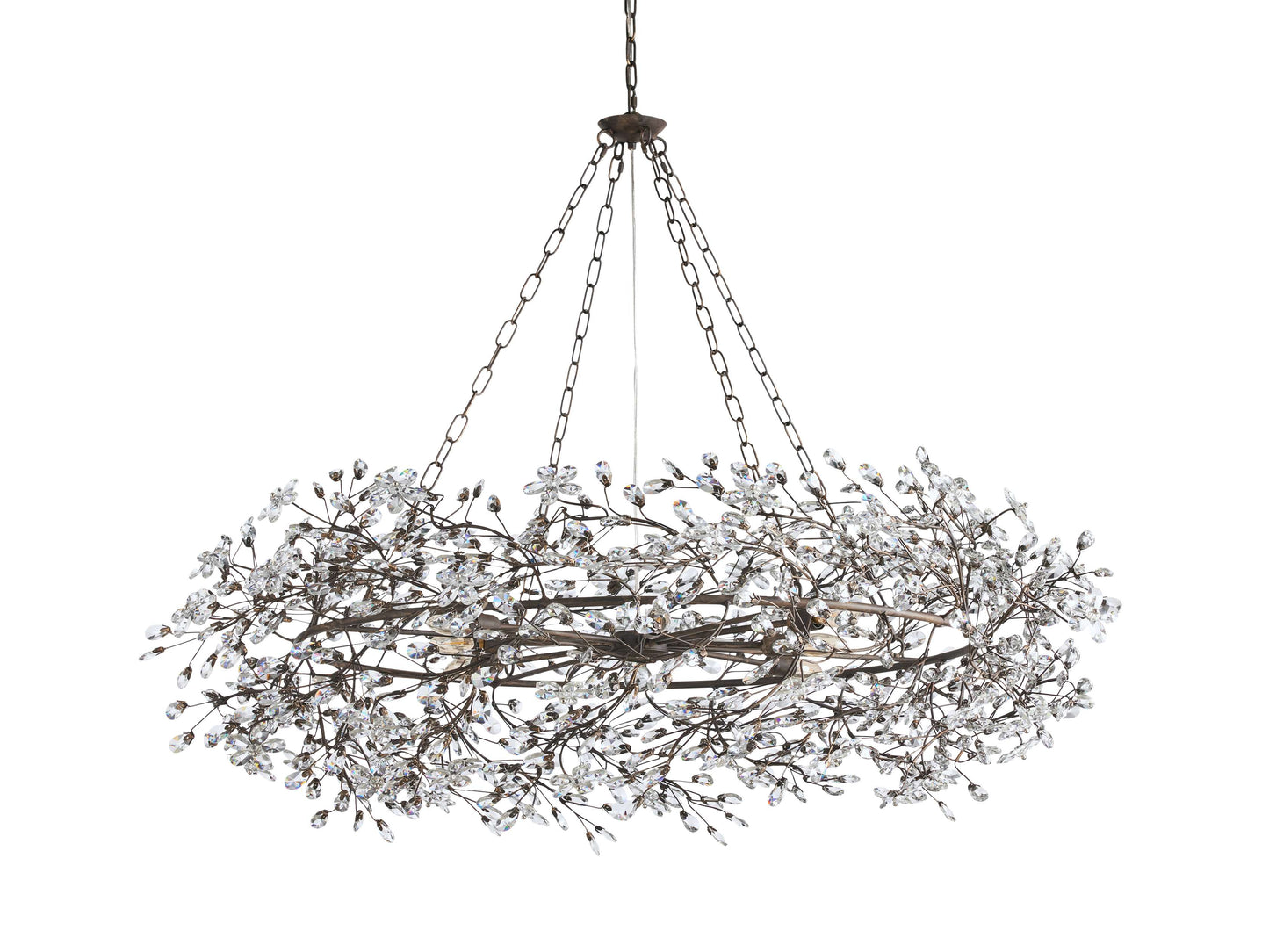 Fiore Sculpted Petals Crown Chandelier