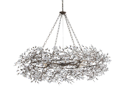 Fiore Sculpted Petals Crown Chandelier