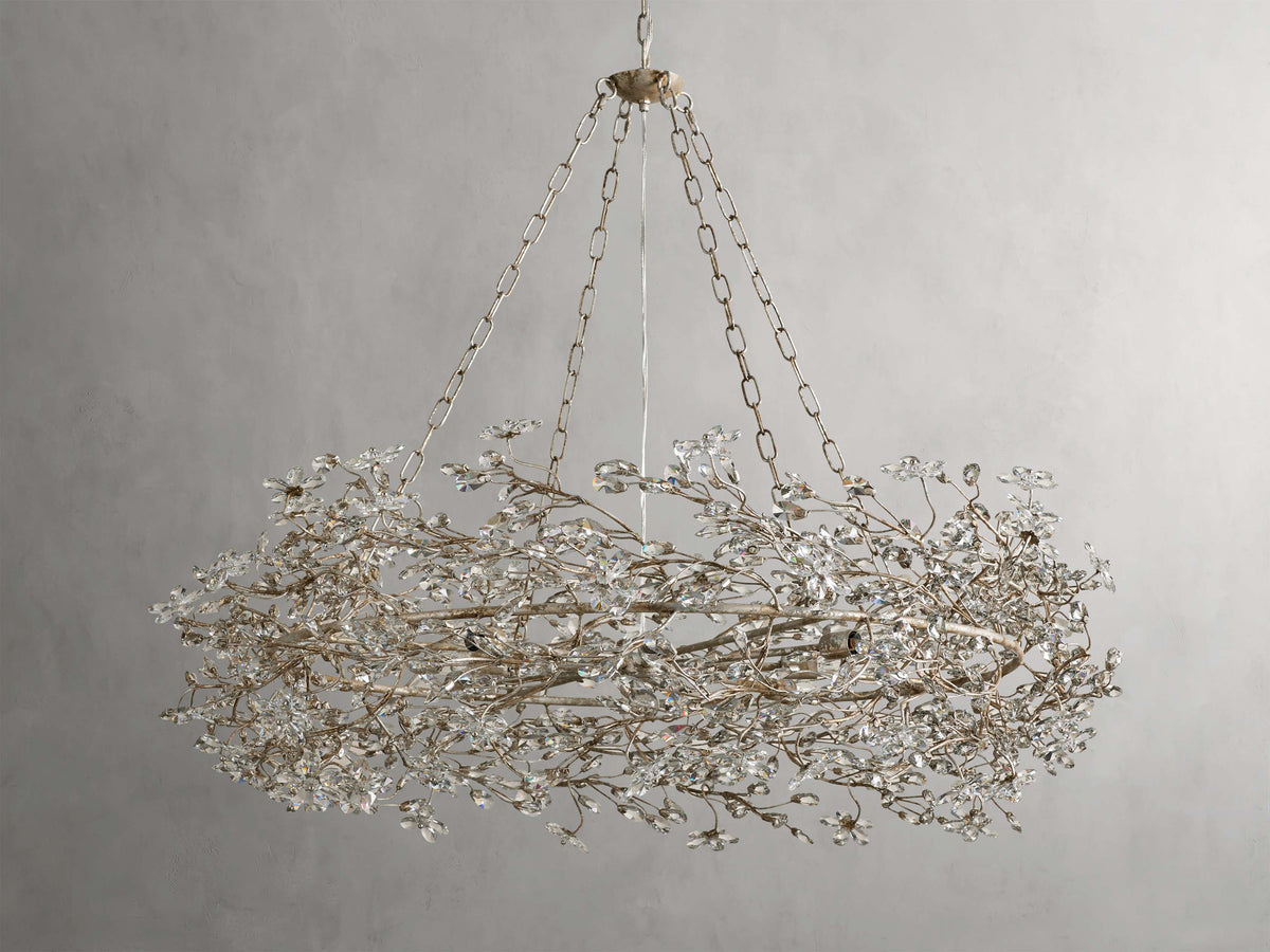 Fiore Sculpted Petals Crown Chandelier