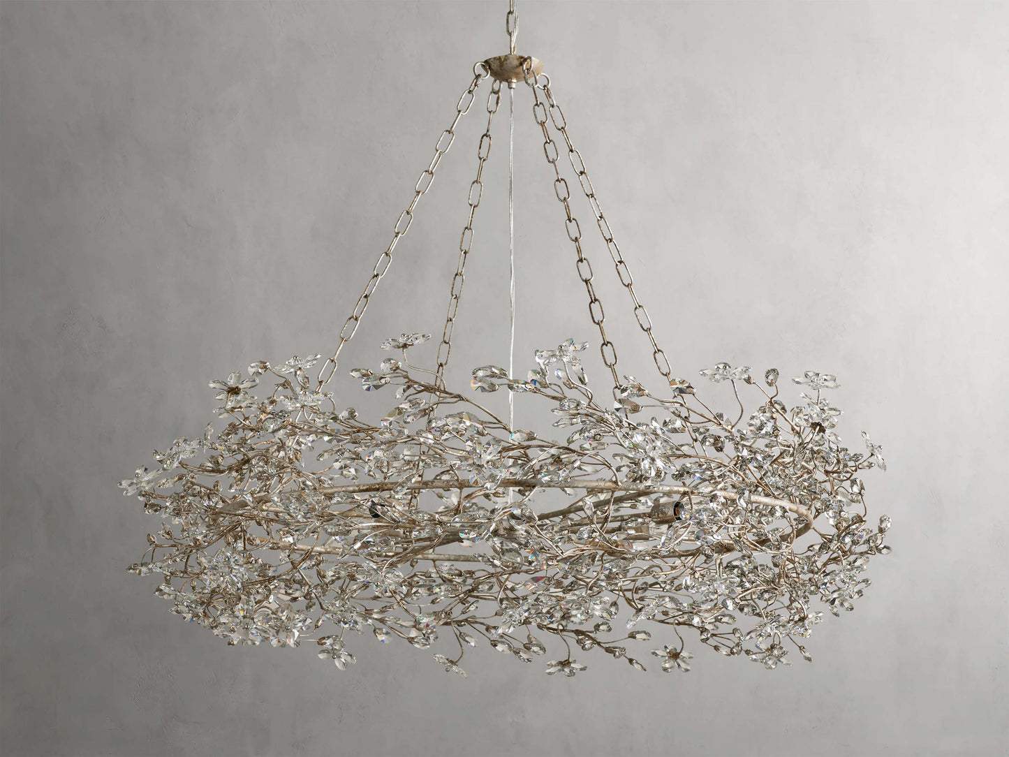 Fiore Delicate Flower Crown Chandelier