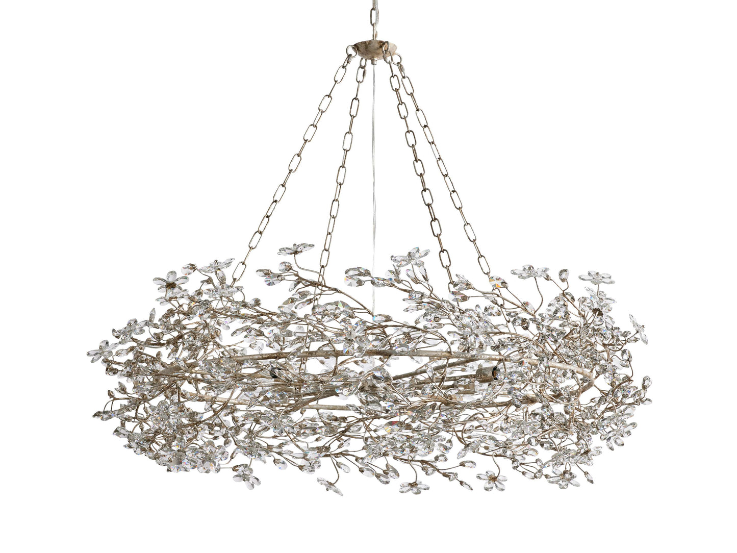 Fiore Sculpted Petals Crown Chandelier