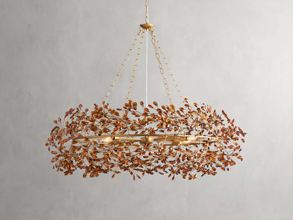 Fiore Sculpted Petals Crown Chandelier