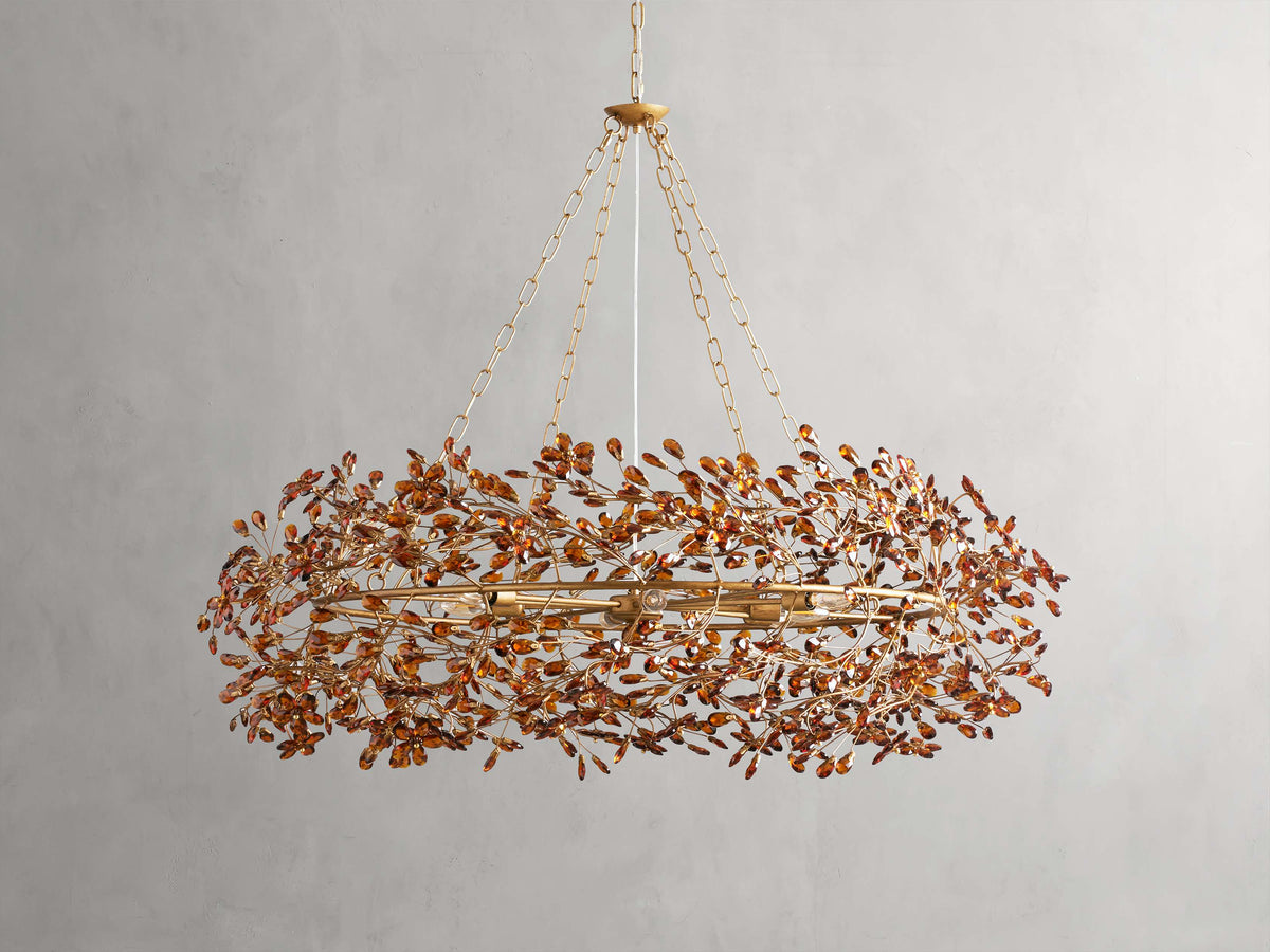 Fiore Sculpted Petals Crown Chandelier
