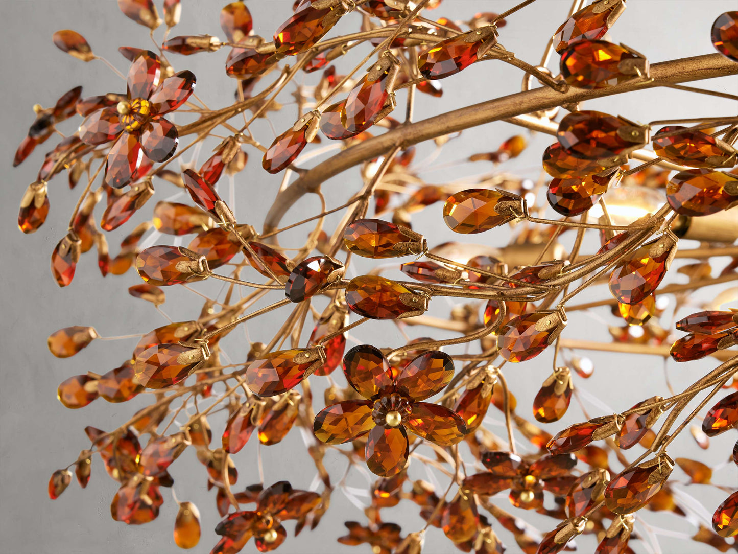 Fiore Sculpted Petals Crown Chandelier