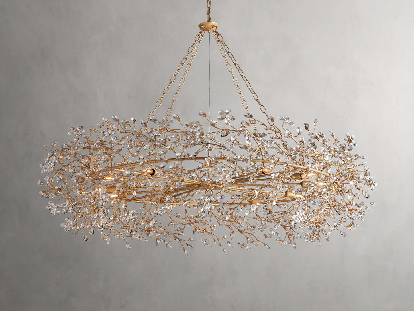 Fiore Delicate Flower Crown Chandelier