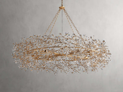 Fiore Sculpted Petals Crown Chandelier
