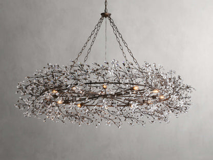 Fiore Delicate Flower Crown Chandelier