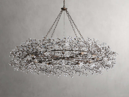 Fiore Sculpted Petals Crown Chandelier