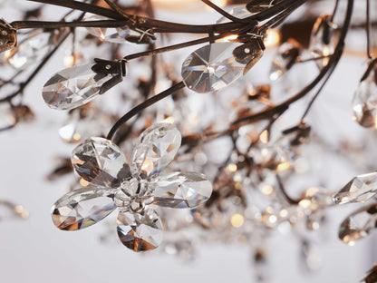 Fiore Sculpted Petals Crown Chandelier