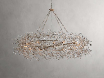 Fiore Sculpted Petals Crown Chandelier
