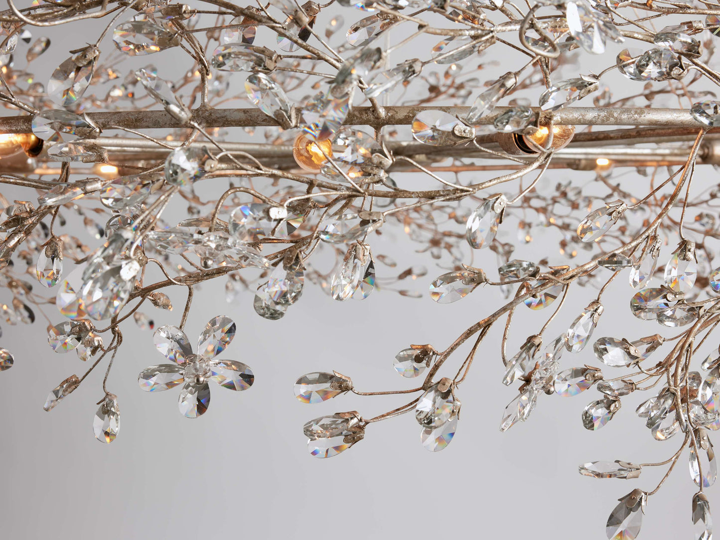 Fiore Sculpted Petals Crown Chandelier