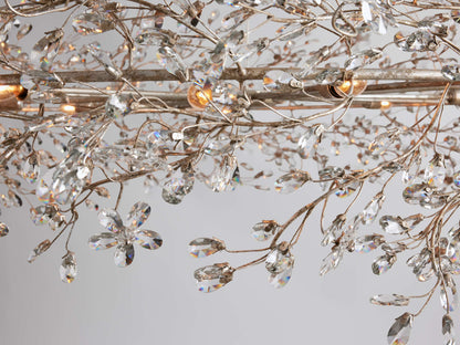 Fiore Sculpted Petals Crown Chandelier