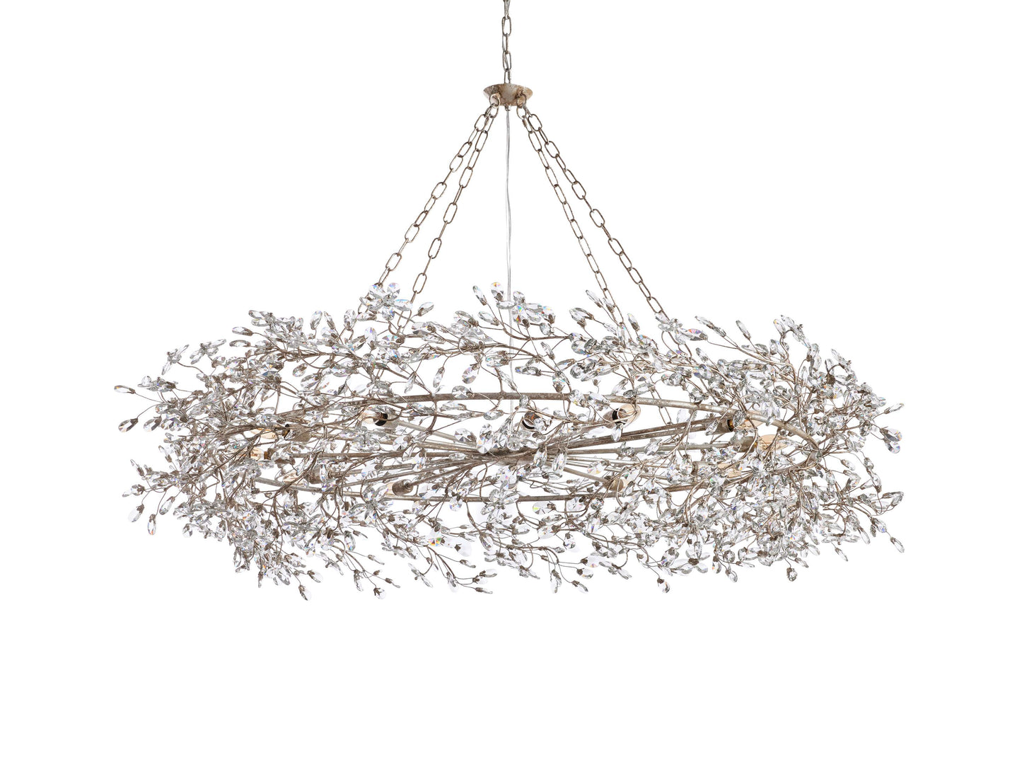 Fiore Delicate Flower Crown Chandelier