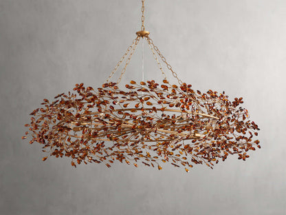 Fiore Sculpted Petals Crown Chandelier