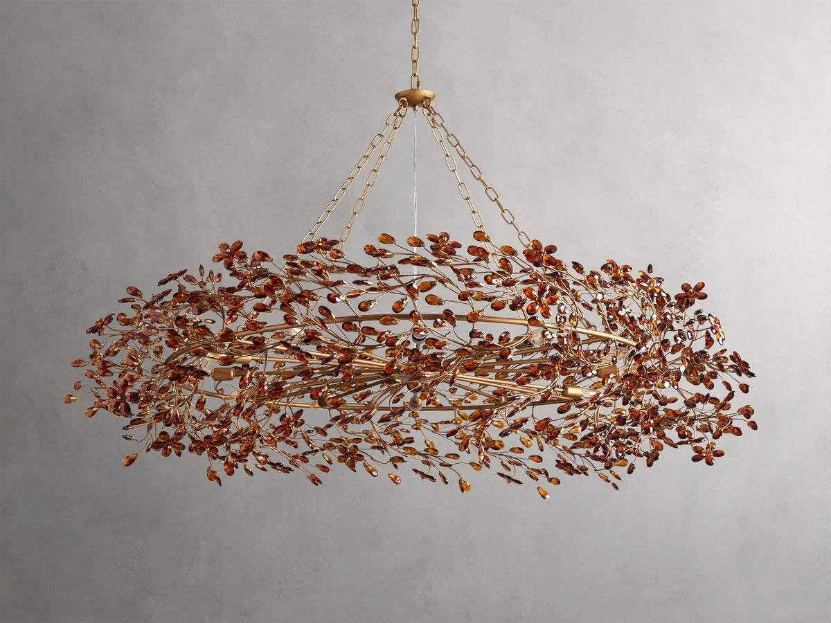 Fiore Delicate Flower Crown Chandelier
