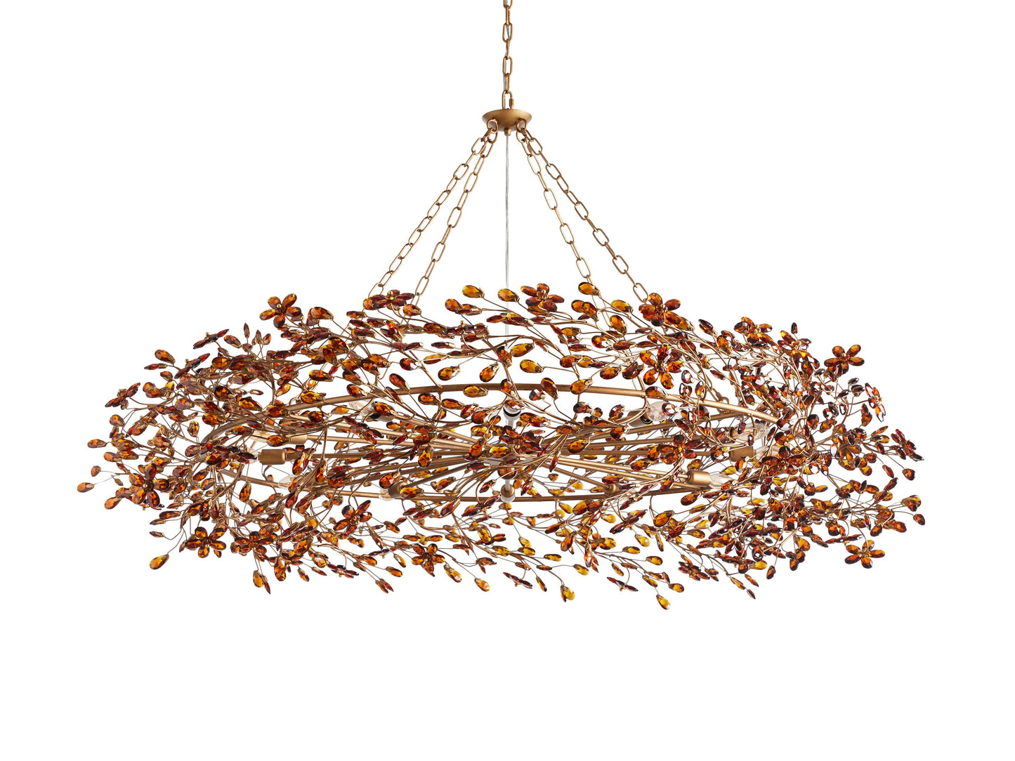 Fiore Sculpted Petals Crown Chandelier