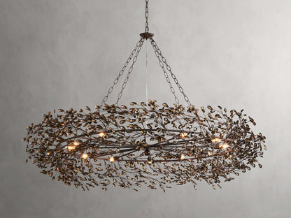 Fiore Sculpted Petals Crown Chandelier