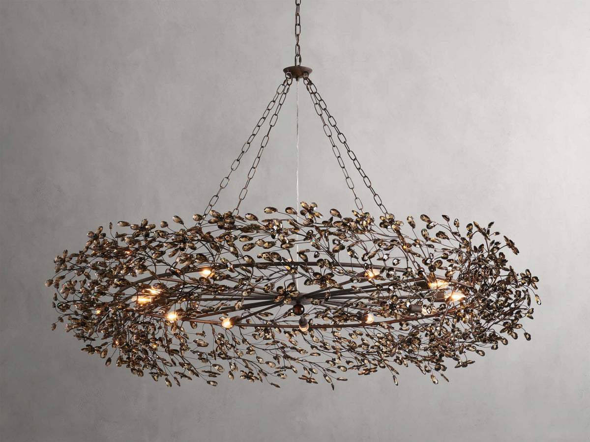 Fiore Delicate Flower Crown Chandelier