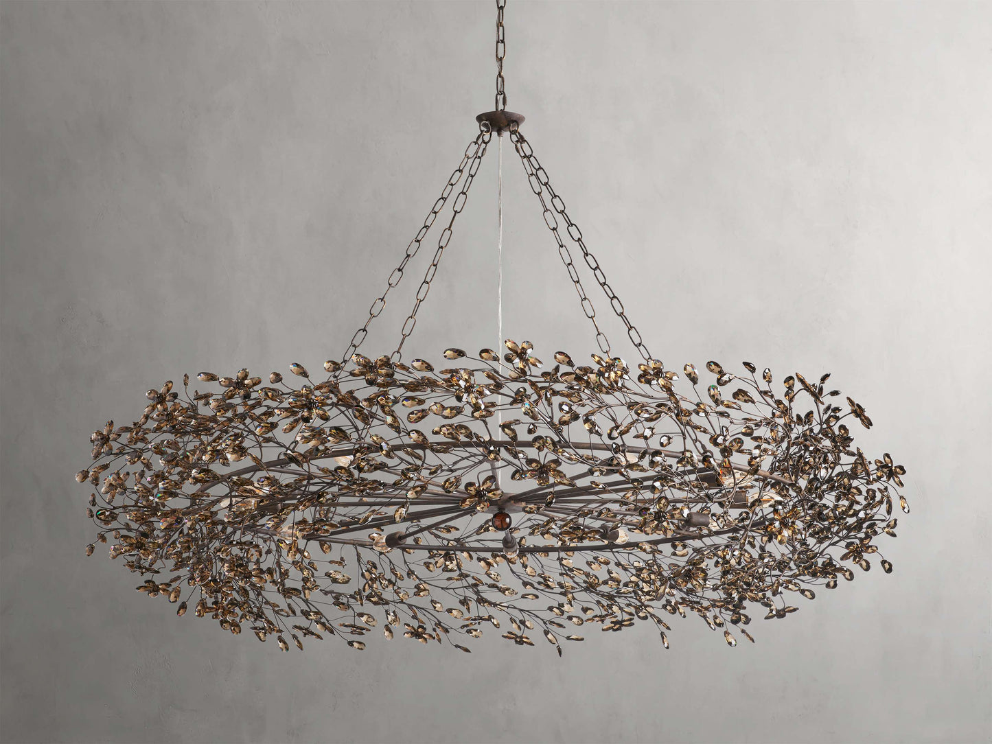 Fiore Delicate Flower Crown Chandelier