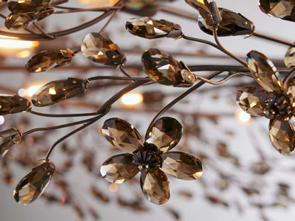 Fiore Sculpted Petals Crown Chandelier
