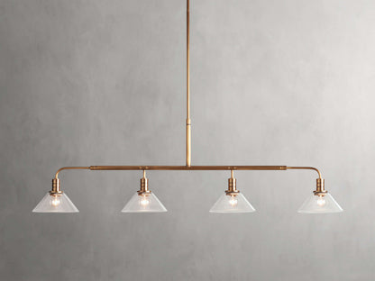 Theron Cone Cluster Linear Chandelier