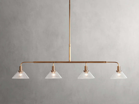 Theron Cone Cluster Linear Chandelier